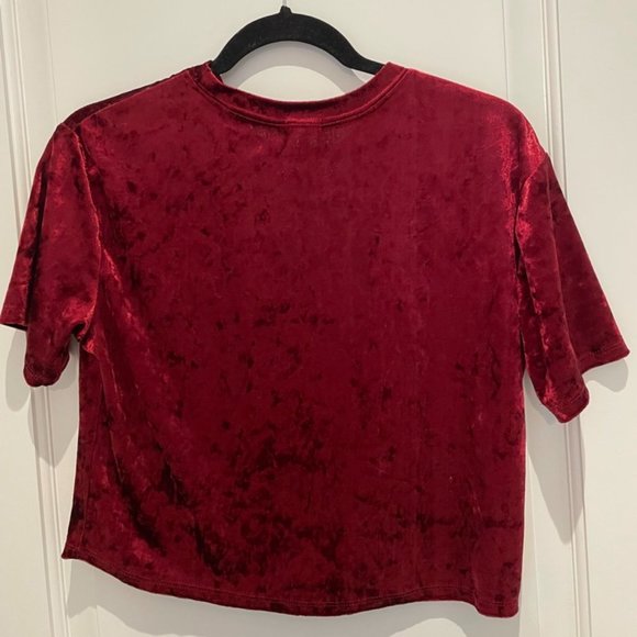 Garage Red Velvet-style Top - Picture 2 of 4